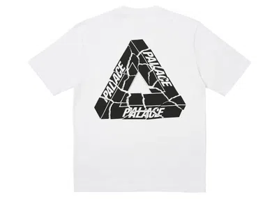 Pre-owned Palace Men's  Triripped T-shirt In White