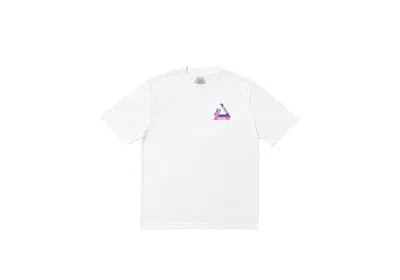 Pre-owned Palace Men's  Trishadow T-shirt In White/purple