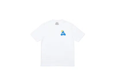 Pre-owned Palace Men's  Trismiler T-shirt In White