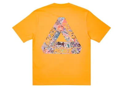 Pre-owned Palace Men's  Tristicker Pack T-shirt In Light Orange