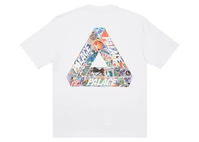 Pre-owned Palace Men's  Tristicker Pack T-shirt In White