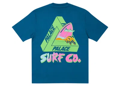 Pre-owned Palace Men's  Trisurf Co T-shirt In Blue