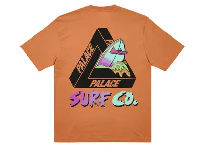 Pre-owned Palace Men's  Trisurf Co T-shirt In Caramel