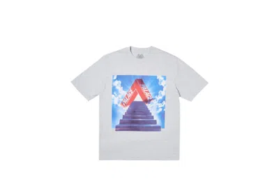 Pre-owned Palace Men's  Triternity T-shirt In Grey Marl In Gray
