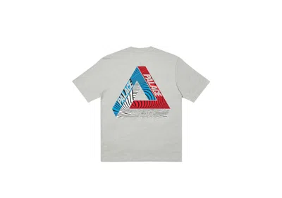 Pre-owned Palace Men's  Tritex T-shirt In Grey Marl In Gray