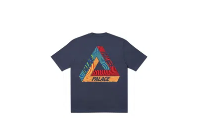 Pre-owned Palace Men's  Tritex T-shirt In Navy Blue