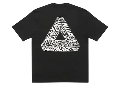 Pre-owned Palace Men's  Tritext T-shirt In Black