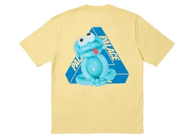 Pre-owned Palace Men's  Tritwister T-shirt In Mellow Yellow