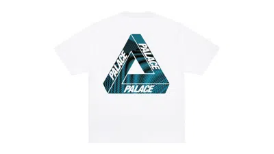 Pre-owned Palace Men's  Trivex T-shirt In White/blue