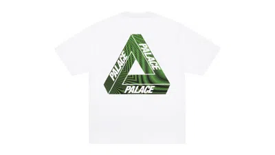 Pre-owned Palace Men's  Trivex T-shirt In White/green