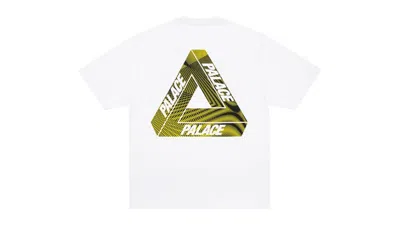 Pre-owned Palace Men's  Trivex T-shirt In White/yellow
