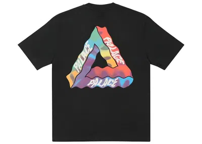 Pre-owned Palace Men's  Trivisions T-shirt In Black