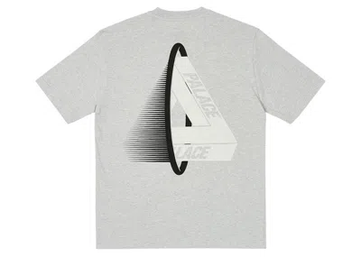 Pre-owned Palace Men's  Trivoid T-shirt In Grey Marl In Gray