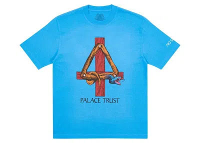 Pre-owned Palace Men's  Trust  T-shirt In Blue