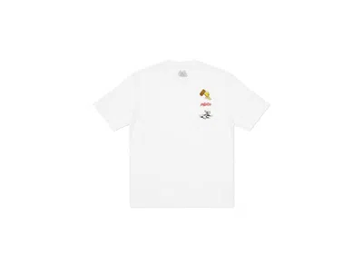 Pre-owned Palace Men's  Tweetyp Pocket T-shirt In White