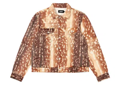 Pre-owned Palace Men's  Type P Jacket In Deer Print In Animal Print
