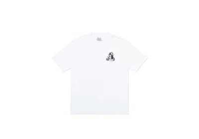 Pre-owned Palace Men's  U Figure T-shirt In White