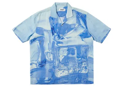 Pre-owned Palace Men's  Ultimate Chill Shirt In Crystalised Blue