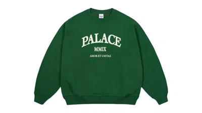 Pre-owned Palace Men's  Unitas Oversized Crew In Racey Green