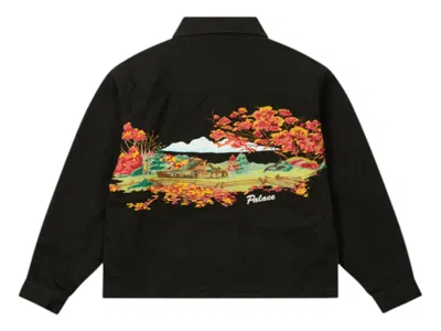 Pre-owned Palace Men's  Utility Fleece Jacket In Black
