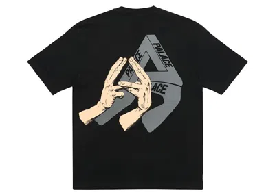 Pre-owned Palace Men's  Valley Of The Shadows T-shirt In Black