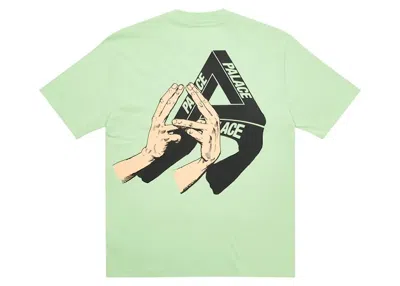 Pre-owned Palace Men's  Valley Of The Shadows T-shirt In Pistachio In Green