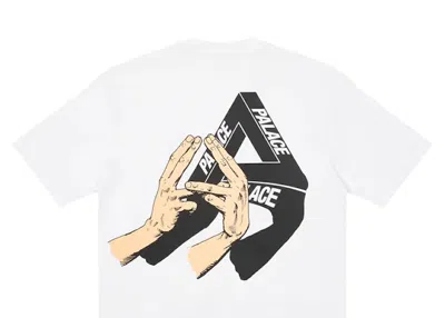 Pre-owned Palace Men's  Valley Of The Shadows T-shirt In White