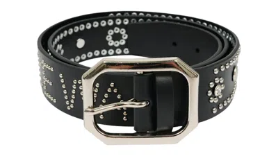 Pre-owned Palace Men's  Waist Man Studded Belt In Black/silver