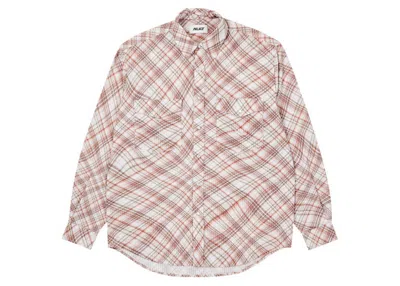 Pre-owned Palace Men's  Warp Check Shirt In Red
