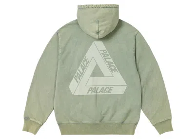 Pre-owned Palace Men's  Washed Out Triferg Hoodie In Green