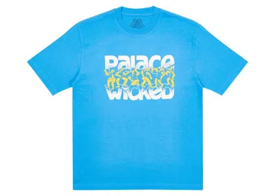 Pre-owned Palace Men's  Wicked T-shirt In Blue