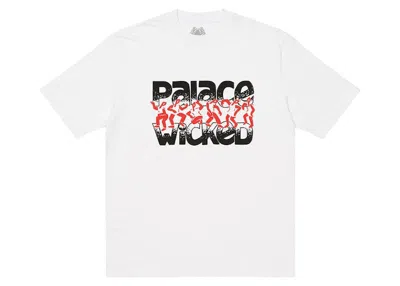 Pre-owned Palace Men's  Wicked T-shirt In White