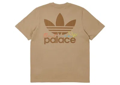 Pre-owned Palace Men's  X Adidas Nature Tee Shirt In Blanch Cargo In Brown