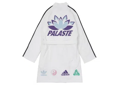 Pre-owned Palace Men's  X Adidas Palaste Towel Robe In White