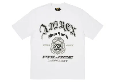 Pre-owned Palace Men's  X Avirex T-shirt In White