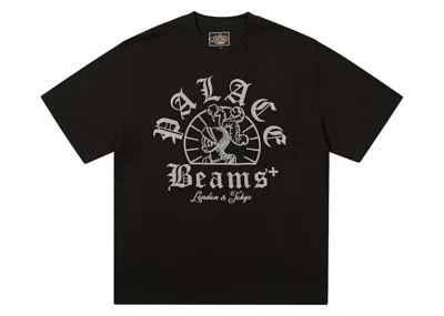 Pre-owned Palace Men's  X Beams Plus Graphic T-shirt In Jet Black