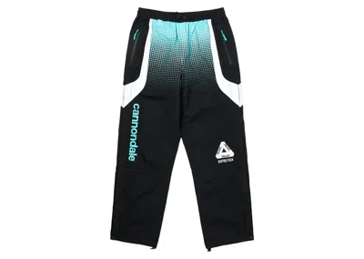 Pre-owned Palace Men's  X Cannondale Mad Boy Goretex Paclite Pant In Black/mint