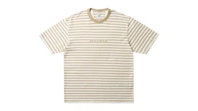 Pre-owned Palace Men's  X C.p. Company Jersey Printed T-shirt In Stone In Gray