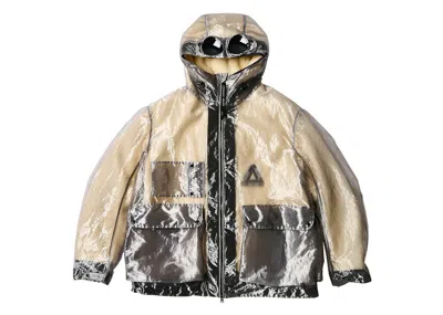 Pre-owned Palace Men's  X C.p. Company Klear Achronic Anorak In Jacket Silver