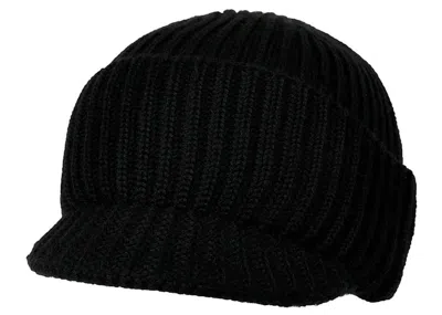 Pre-owned Palace Men's  X C.p. Company Peak Goggle Beanie In Black