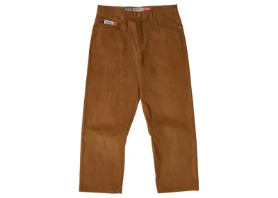Pre-owned Palace Men's  X Droors Jean In Brown Corduroy
