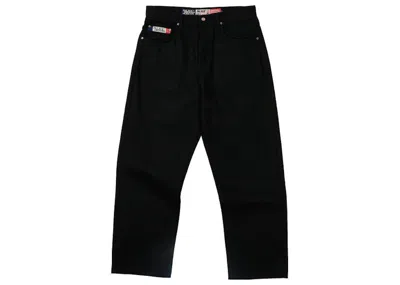 Pre-owned Palace Men's  X Droors Jean In Medium Black Rinse Wash