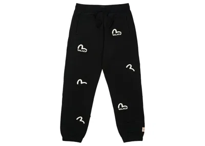 Pre-owned Palace Men's  X Evisu Pocket Joggers In Black