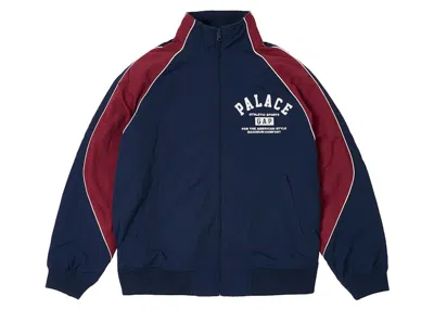 Pre-owned Palace Men's  X Gap Nylon Track Top In Navy Blue/red