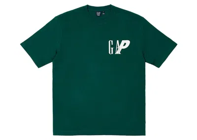 Pre-owned Palace Men's  X Gap T-shirt In Rain Forest
