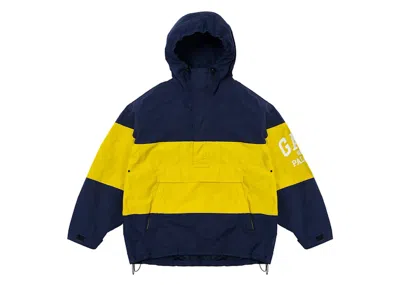 Pre-owned Palace Men's  X Gap Windbreaker In Blue/yellow