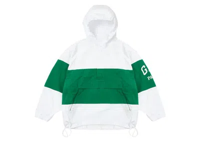 Pre-owned Palace Men's  X Gap Windbreaker In White/green