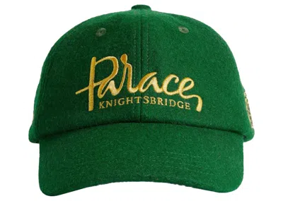 Pre-owned Palace Men's  X Harrods Embroidered Logo Baseball Cap In Green