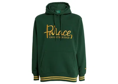 Pre-owned Palace Men's  X Harrods Embroidered Logo Hoodie In Green