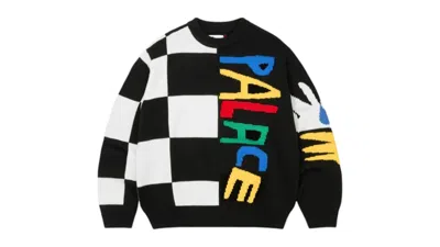 Pre-owned Palace Men's  X Jcc+ Knit Crew In Black